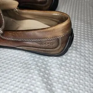 Ecco | Shoes | Ecco Leather Shoes Driving Loafers Mens Size  display picture 3